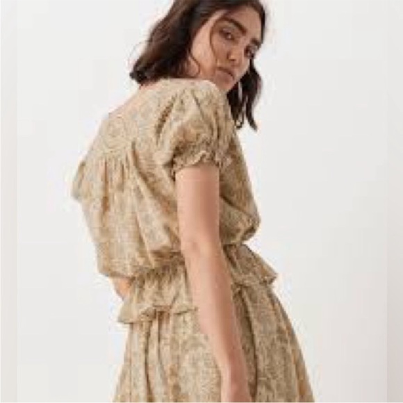 Spell and the Gypsy Lioness Cap Sleeve top peplum babydoll floral paisley XL - Picture 8 of 14